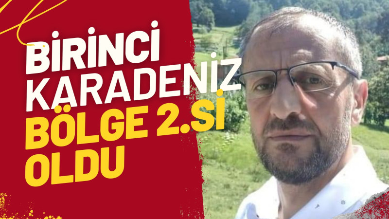 Birinci, Karadeniz Bölge İkincisi Oldu