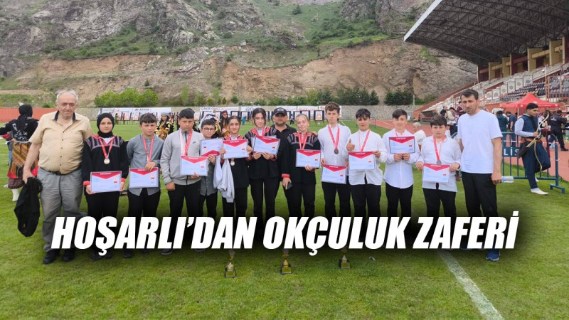 Hoşarlı’dan Okçuluk Zaferi